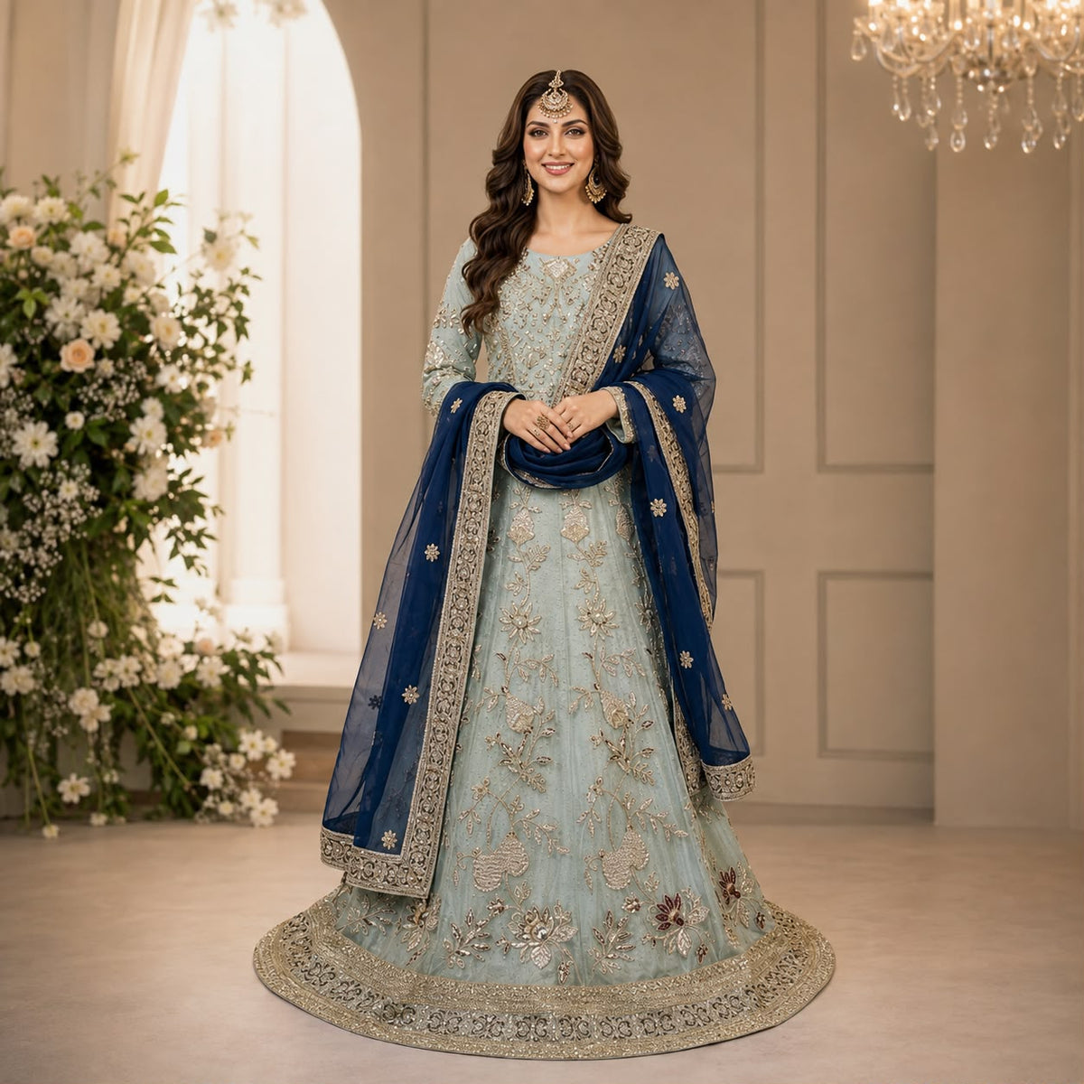 Azure Mist Bridal Ensemble