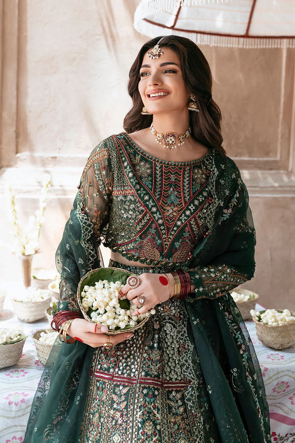 Emerald Heritage Bridal Ensemble