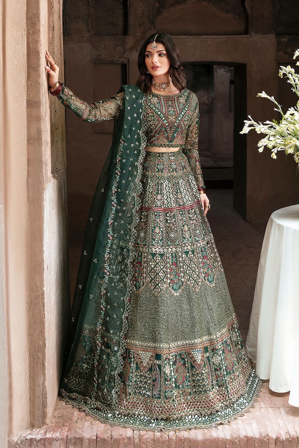 Emerald Heritage Bridal Ensemble