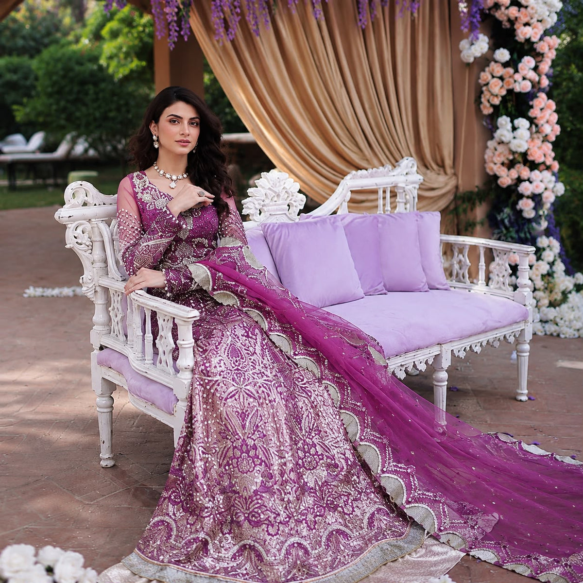 Royal Amethyst Bridal Ensemble